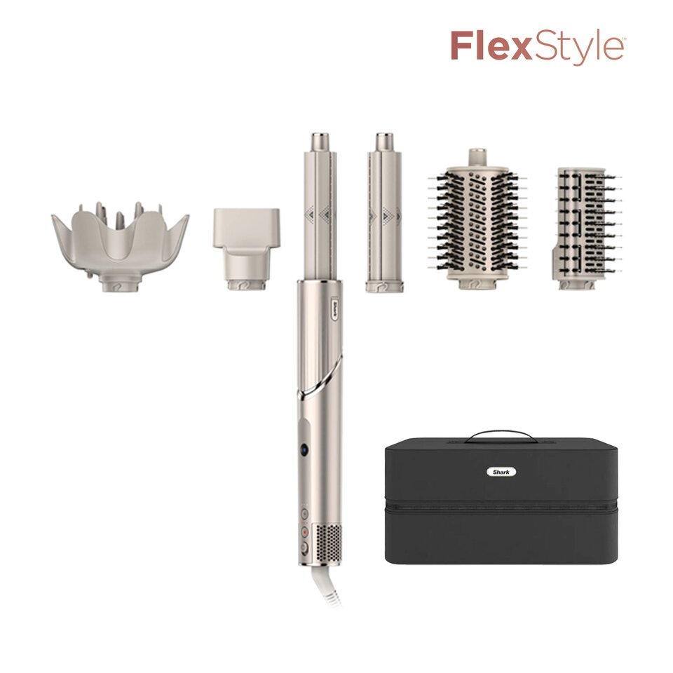 Shark FlexStyle Air Styling & Drying System,Hair Blow Dryer Multi-Styler -  Stone