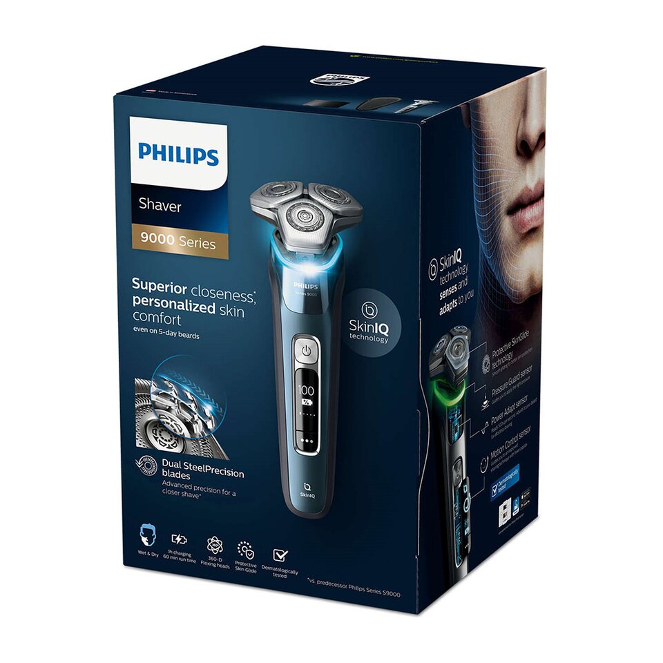SHAVER SERIES 9000 WET & DRY ELECTRIC SHAVER (S9982/50) | TANGS