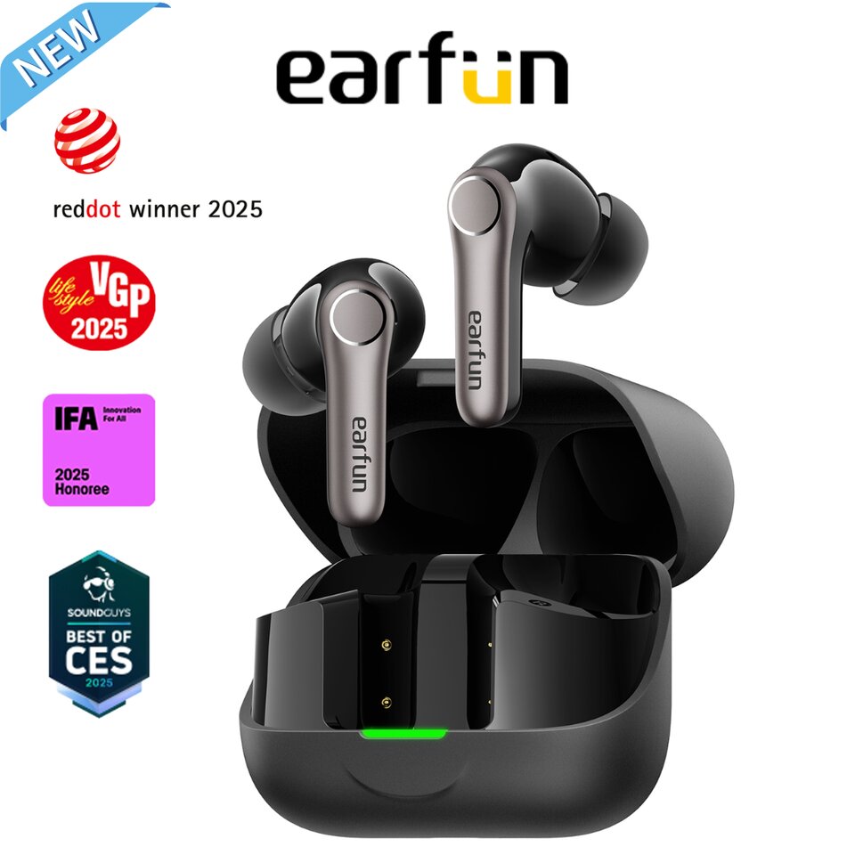 EARFUN AIR PRO 4+ BLACK | TANGS Singapore