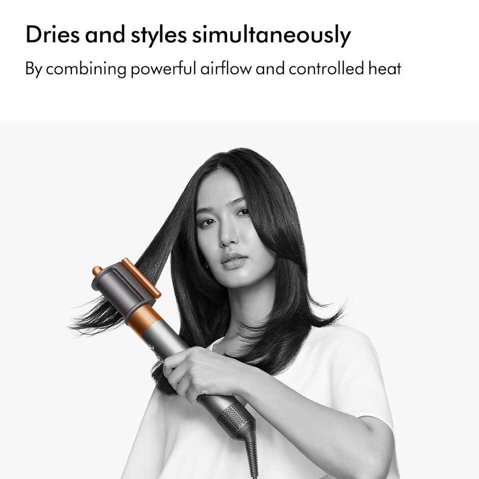 Dyson Airwrap™ multi-styler and dryer Complete Long (Bright nickel