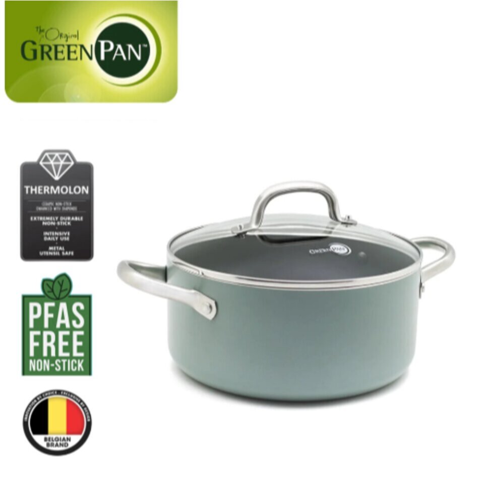 GreenPan - Mayflower Saute Pan with Lid - 24cm