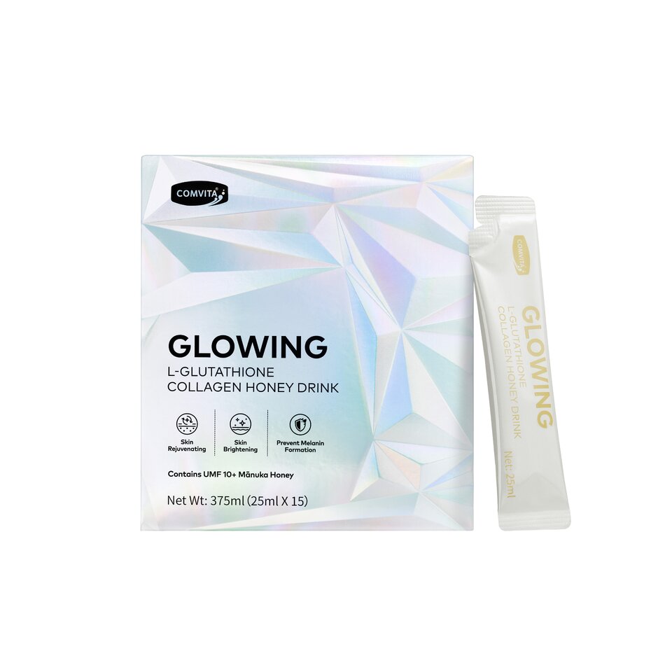 collagen glutathione drink Comvita Glowing L-Glutathione Collagen Honey Drink(15 x 25ml)