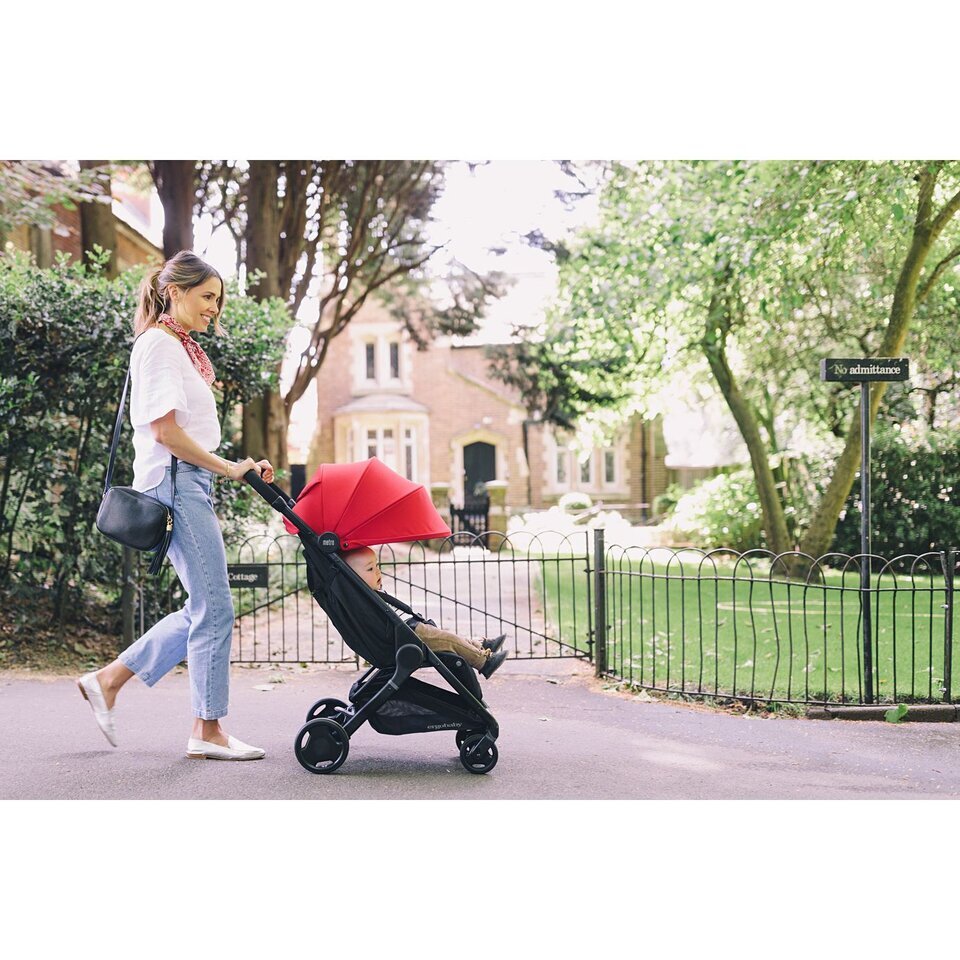 ergobaby metro compact city stroller red