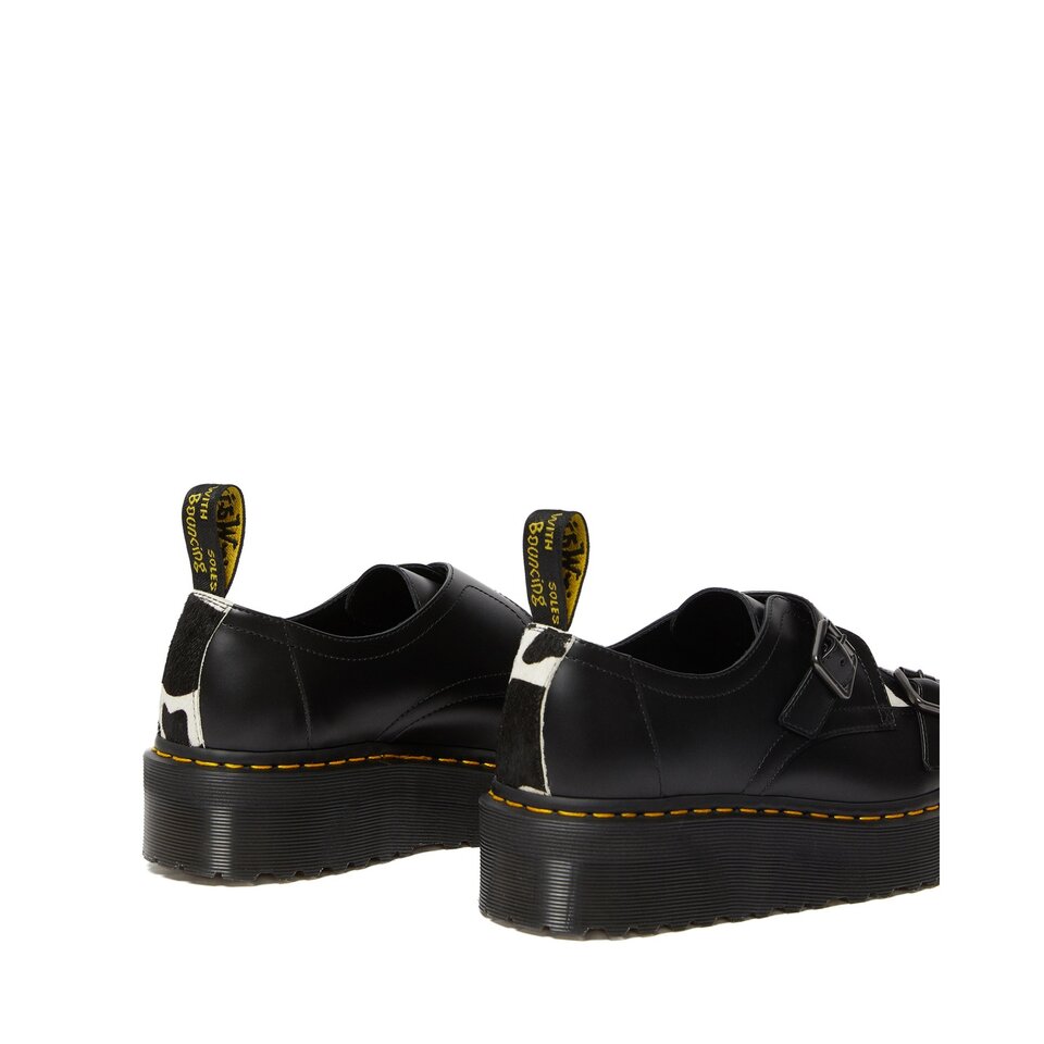SIDNEY HAIR ON CREEPER PLATFORM SHOES 