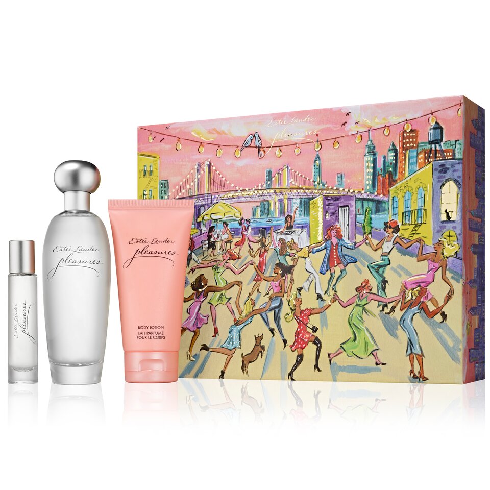estee lauder pleasures gift set boots