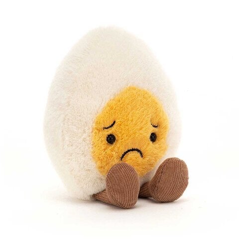 boiled egg sorry plush