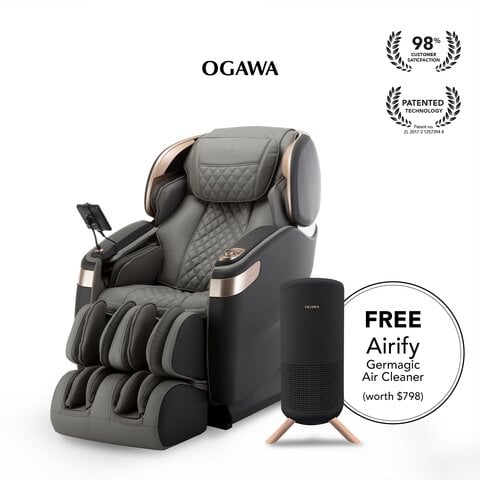 grey massage chair