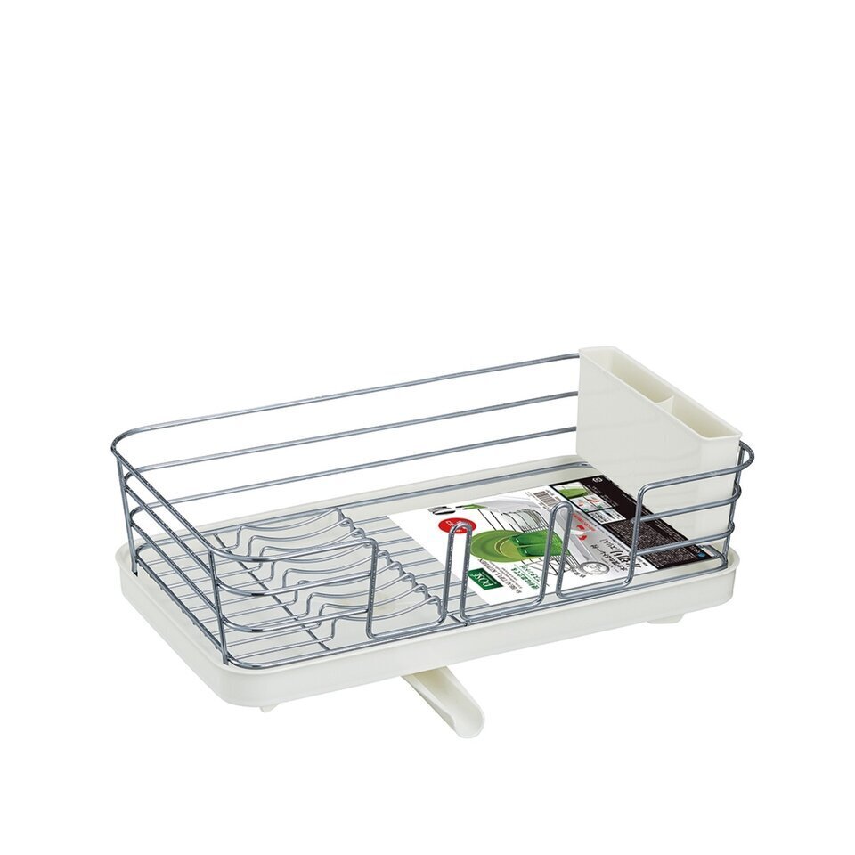 Asvel Pose Dish Drainer Clear Coat Slim 5512 White TANGS Singapore