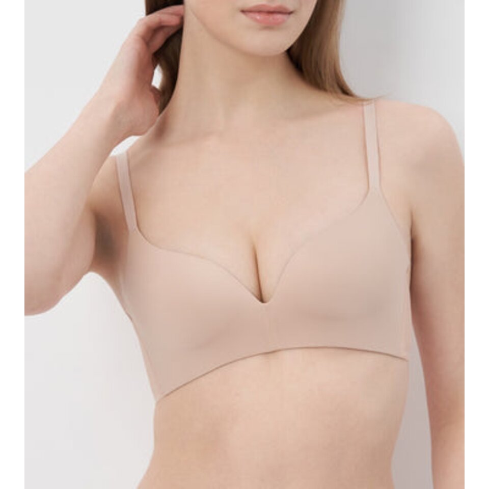 Invisible Inside-out Non-Wired Padded Bra Natural Skin