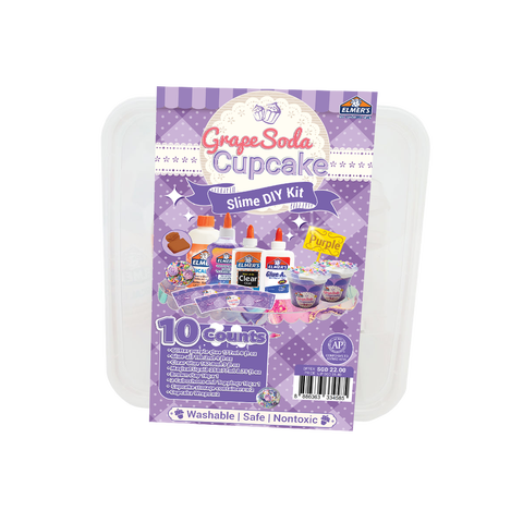 ELMER'S GrapeSoda Cupcake Slime DIY Kit | TANGS Singapore