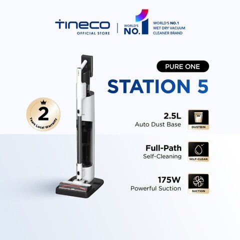 Image 89: TINECO PURE ONE STATION 5 CORDLESS SMART VACUUM | 2.5L AUTO DUST BASE | ZEROTANGLE TECHNOLOGY