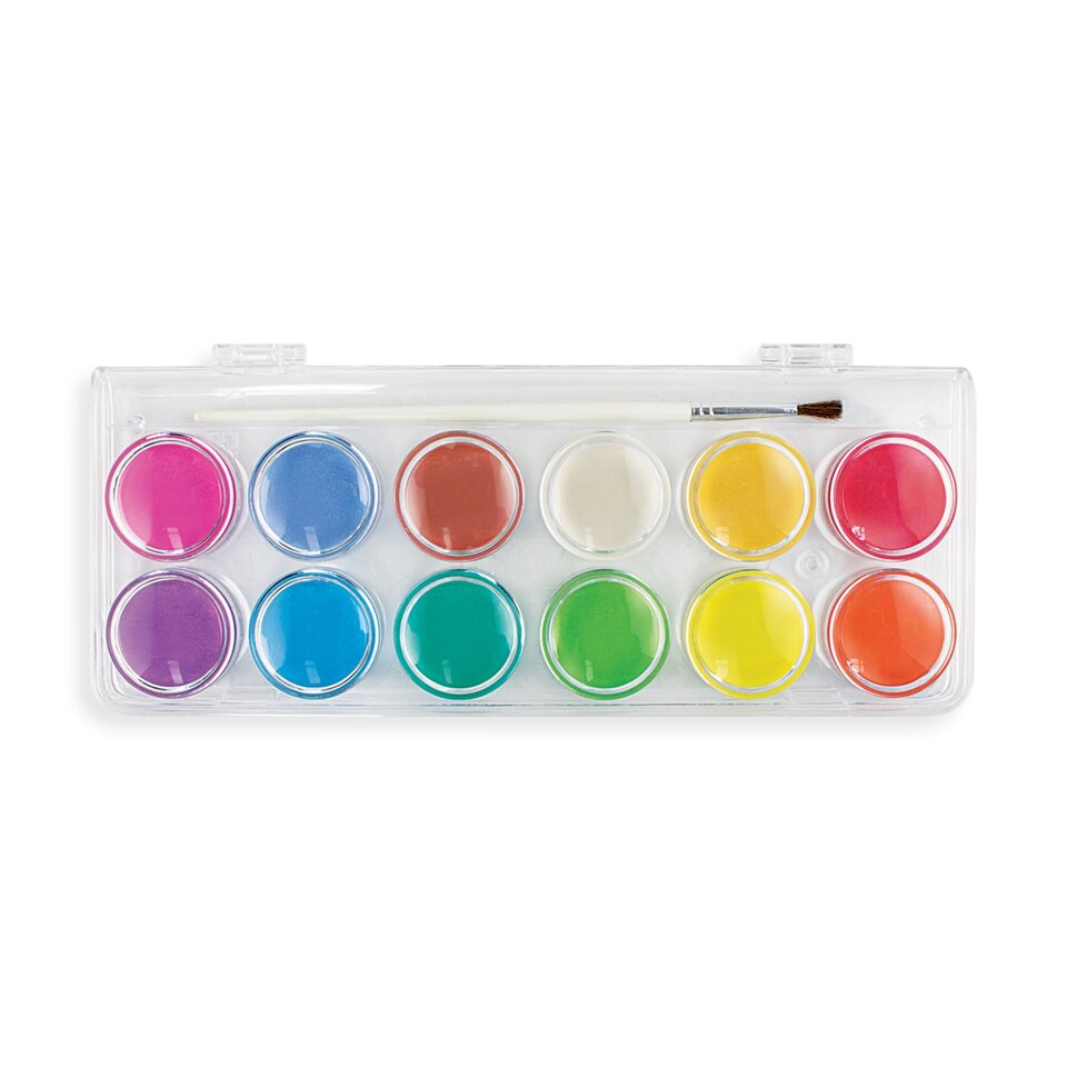 Rainbow Sparkle Watercolor Gel Crayons - Set of 12