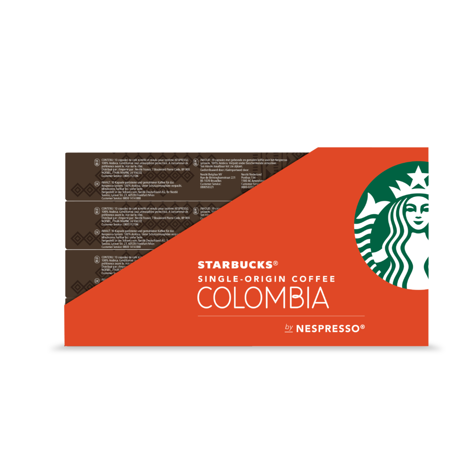 Café en grain Colombia STARBUCKS