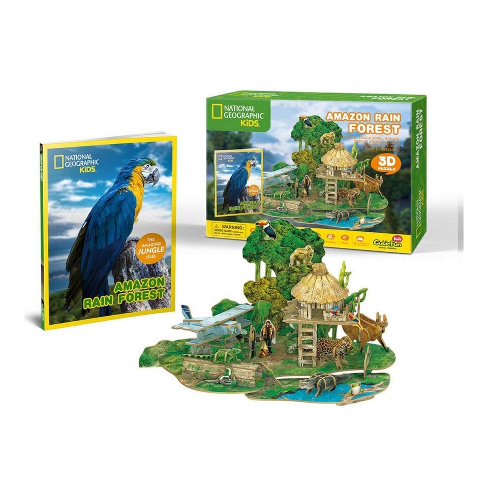 National Geographic Kids 3D Puzzle-  Rain Forest