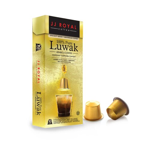 Jj Royal Coffee Luwak Arabica Coffee Capsules Caps Tangs Singapore