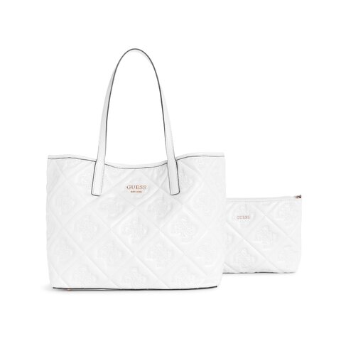 Vikky Ii 2 In 1 Tote, White Logo 