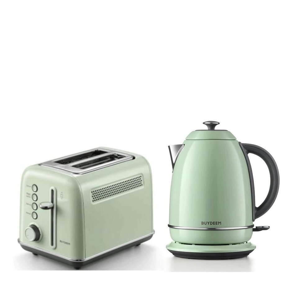 BUYDEEM 1.7 L Mellow Yellow Cordless Electric Tea Kettle with