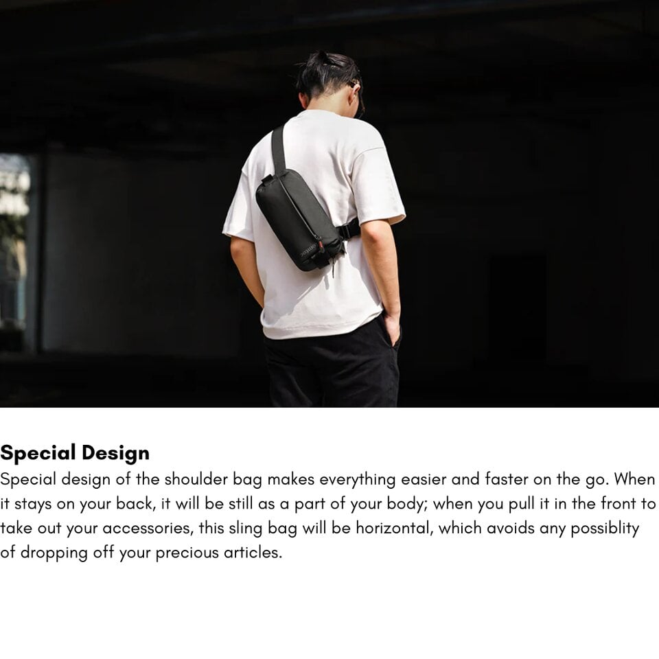 minimalist sling bag