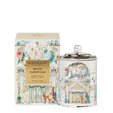 ☆GLASSHOUSE WHITE CHRISTMAS☆キャンドル 新品 Glasshouse Candle 380g | White Christmas 2025 (Limited Edition
