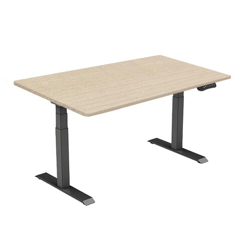 maple sit stand desk