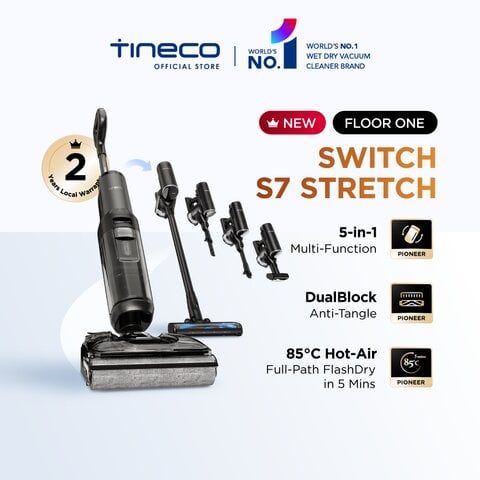 Image 87: TINECO FLOOR ONE SWITCH S7 STRETCH SMART CORDLESS VACUUM CLEANER | 5-IN-1 MULTI-FUNCTION