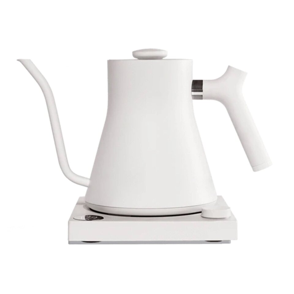 matte white kettle