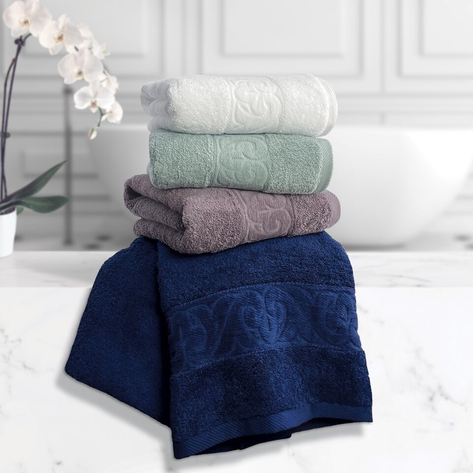 Combed cotton best sale bath towels