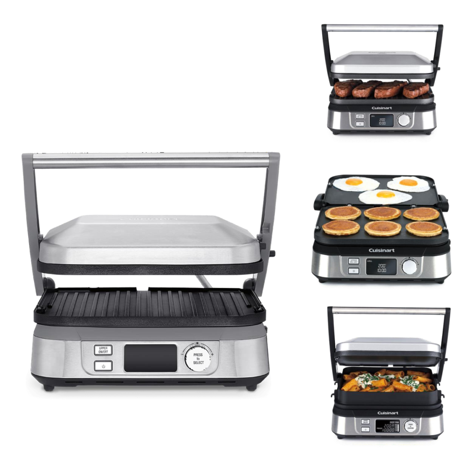 キッチン家電 CuisinartGriddlerSeriesGrill&PaniniPress Griddler With Non Stick Deep Pan | TANGS Singapore