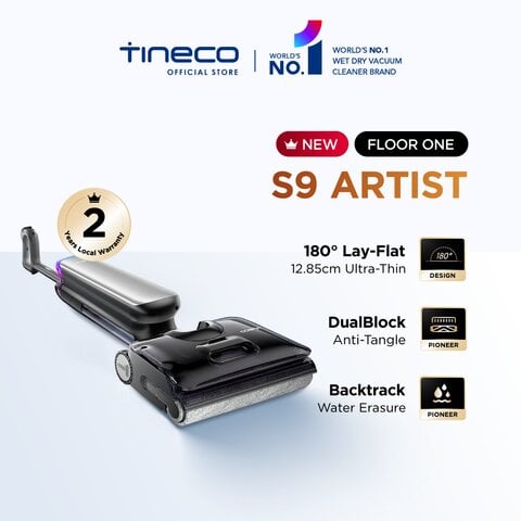 Image 88: TINECO FLOOR ONE S9 ARTIST SMART CORDLESS VACUUM CLEANER | DUALBLOCK ANTI-TANGLE | 360° OMNI DRIVE