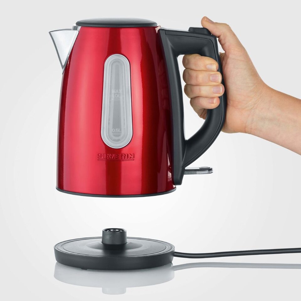 Metallic red clearance kettle