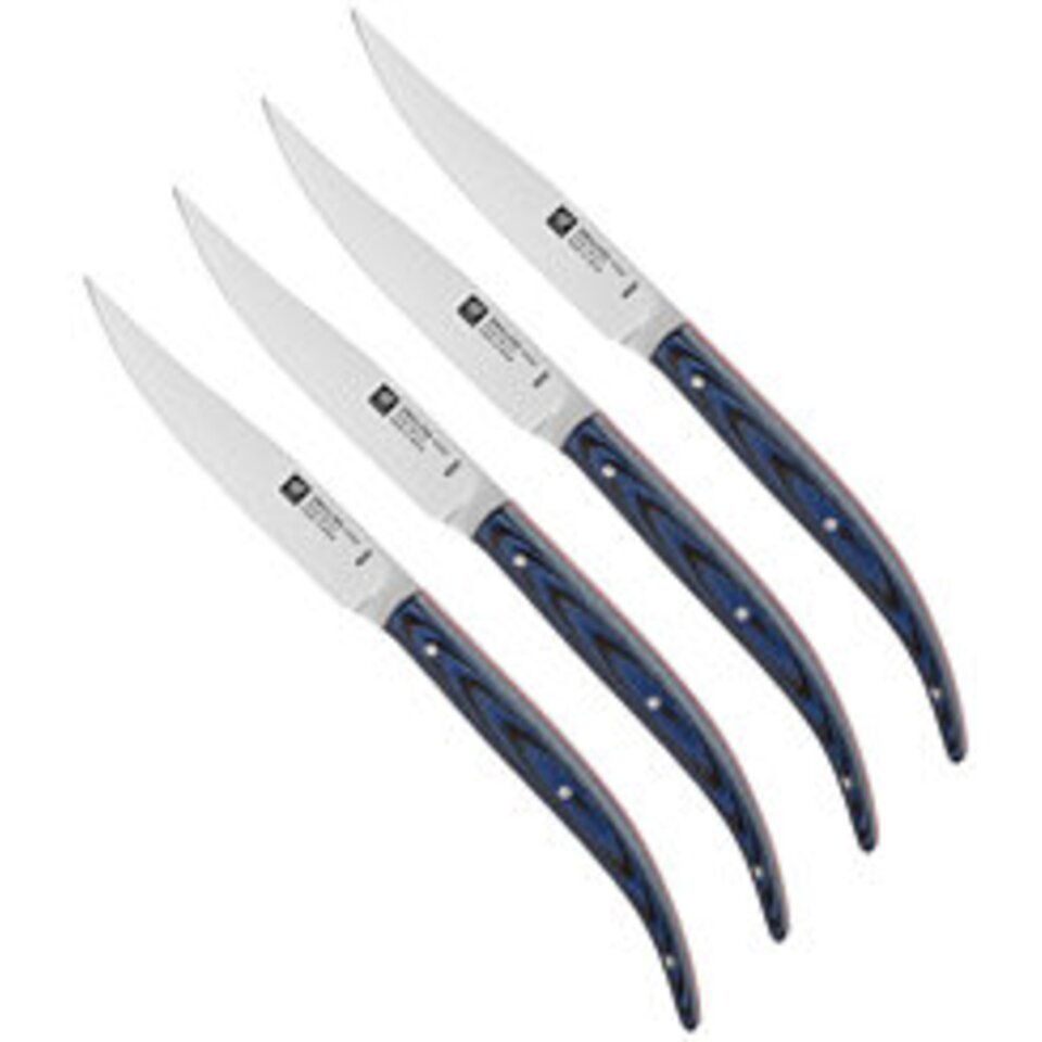 ZWILLING Set 4 coltelli da bistecca Steak Set Blue Micarta – morandinregali