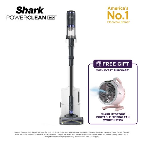 Shark PowerClean360 Cordless Vacuum with Auto Empty Dock - IW4271