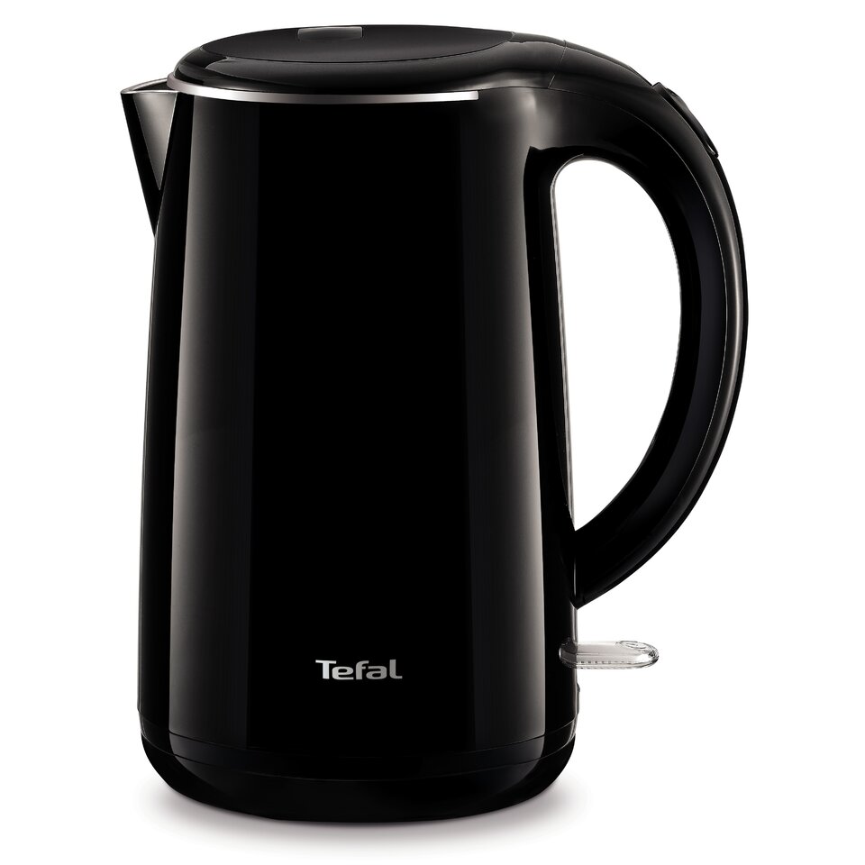 tefal blue and rose gold kettle