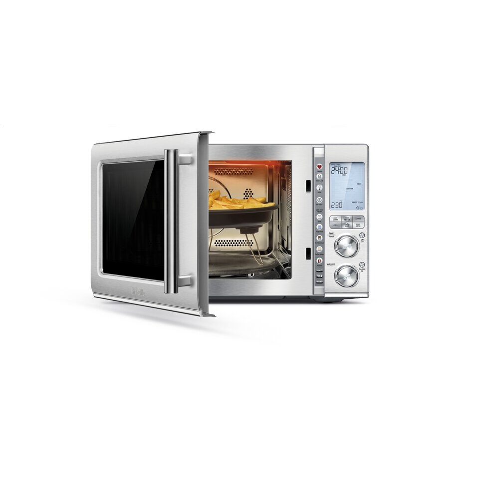 Breville Combi Wave 3-in-1 Microwave, Air Fryer, and Toaster Oven, Brushed  Stainless Steel 