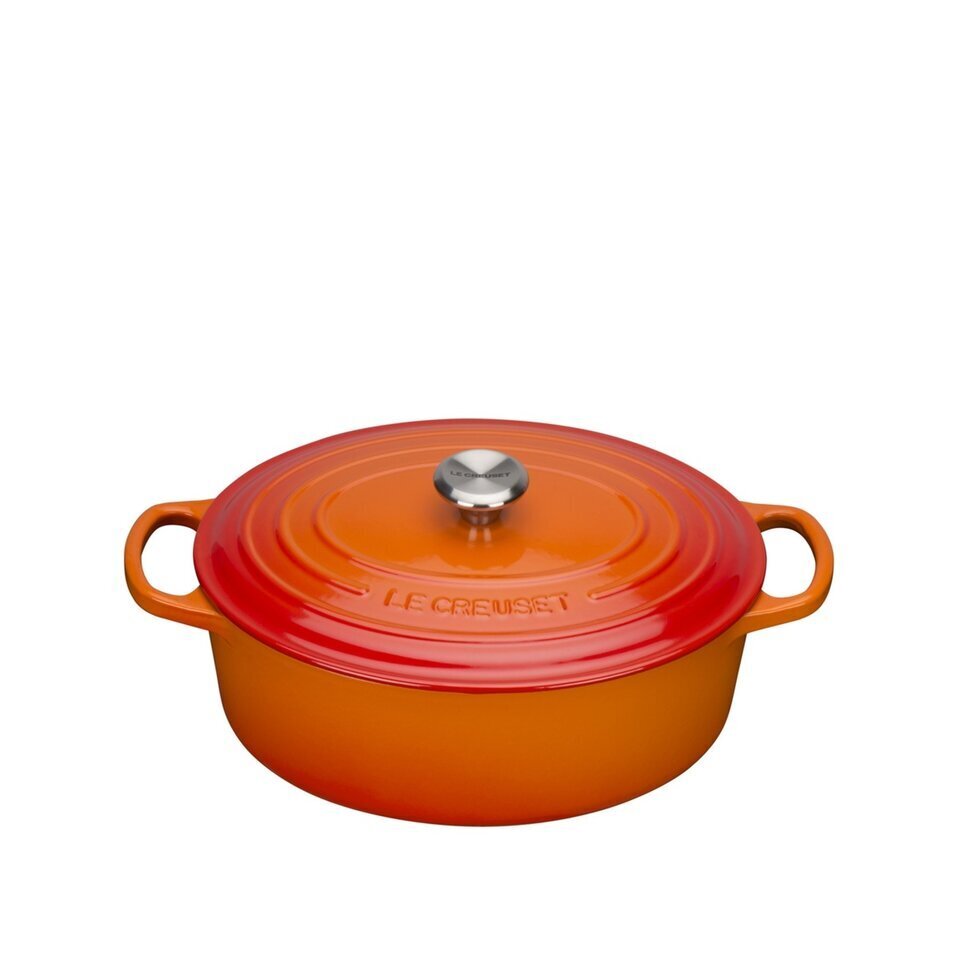 Signature Oval French Oven, 29cm Flame | TANGS Singapore