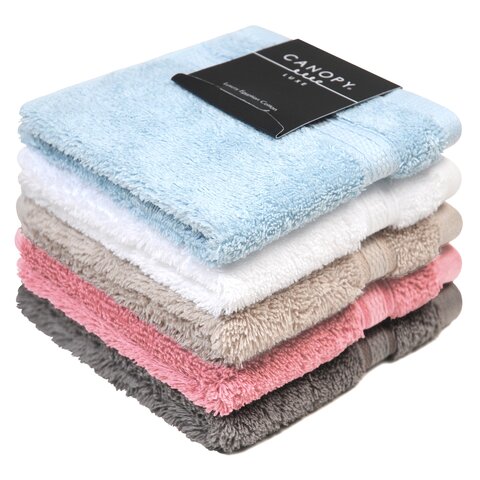 Premium Soft 100% Egyptian Combed Cotton Face, Hand, Bath Towels