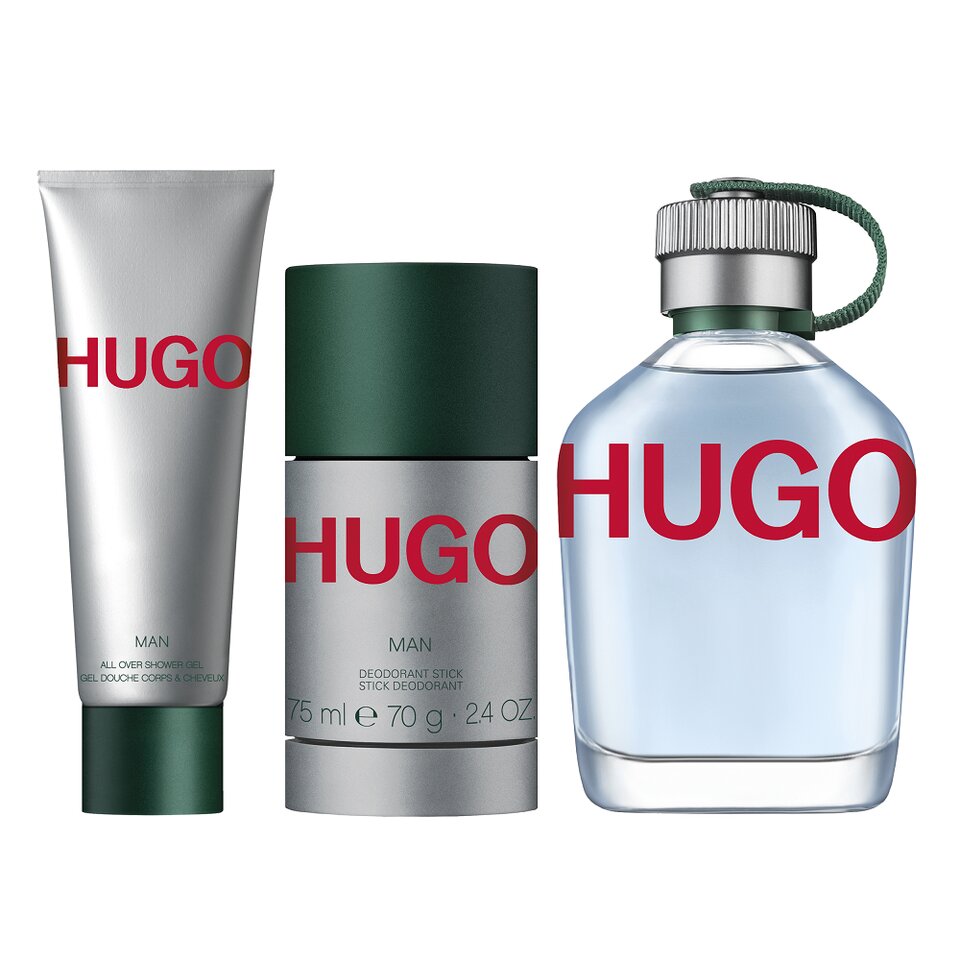 hugo man eau de toilette 125ml gift set