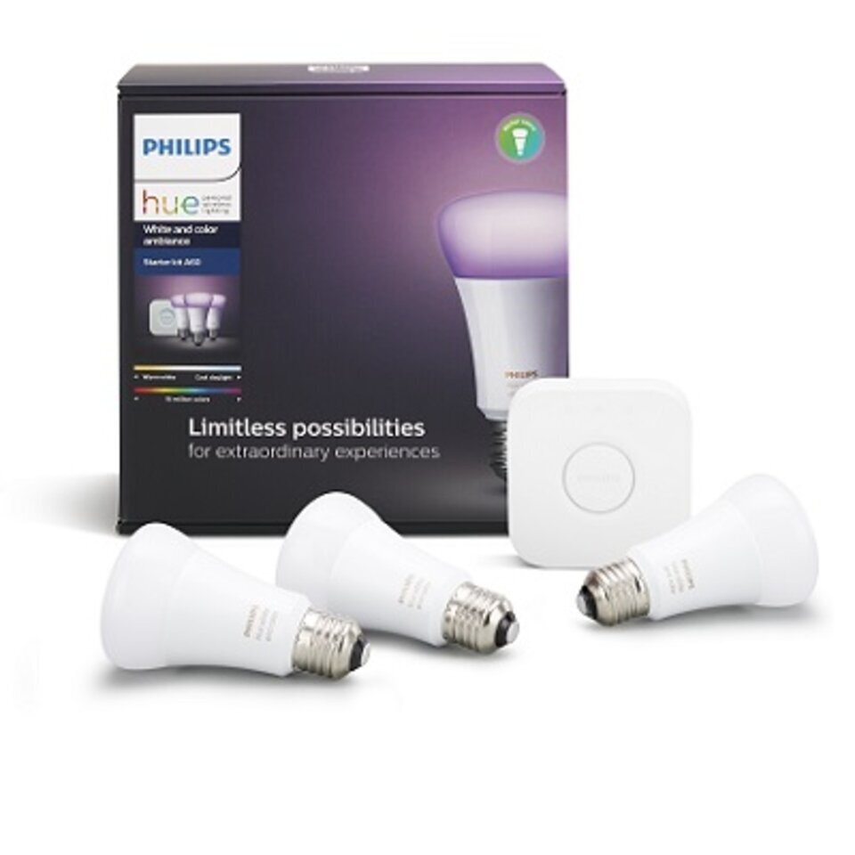 Philips Hue Starter Kit White and Colour Ambience 10W A60 E27 Gen